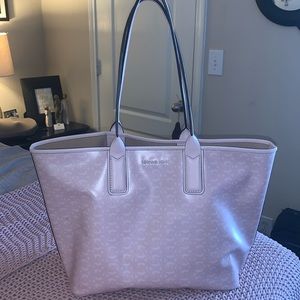 Michael Kors pink tote bag
